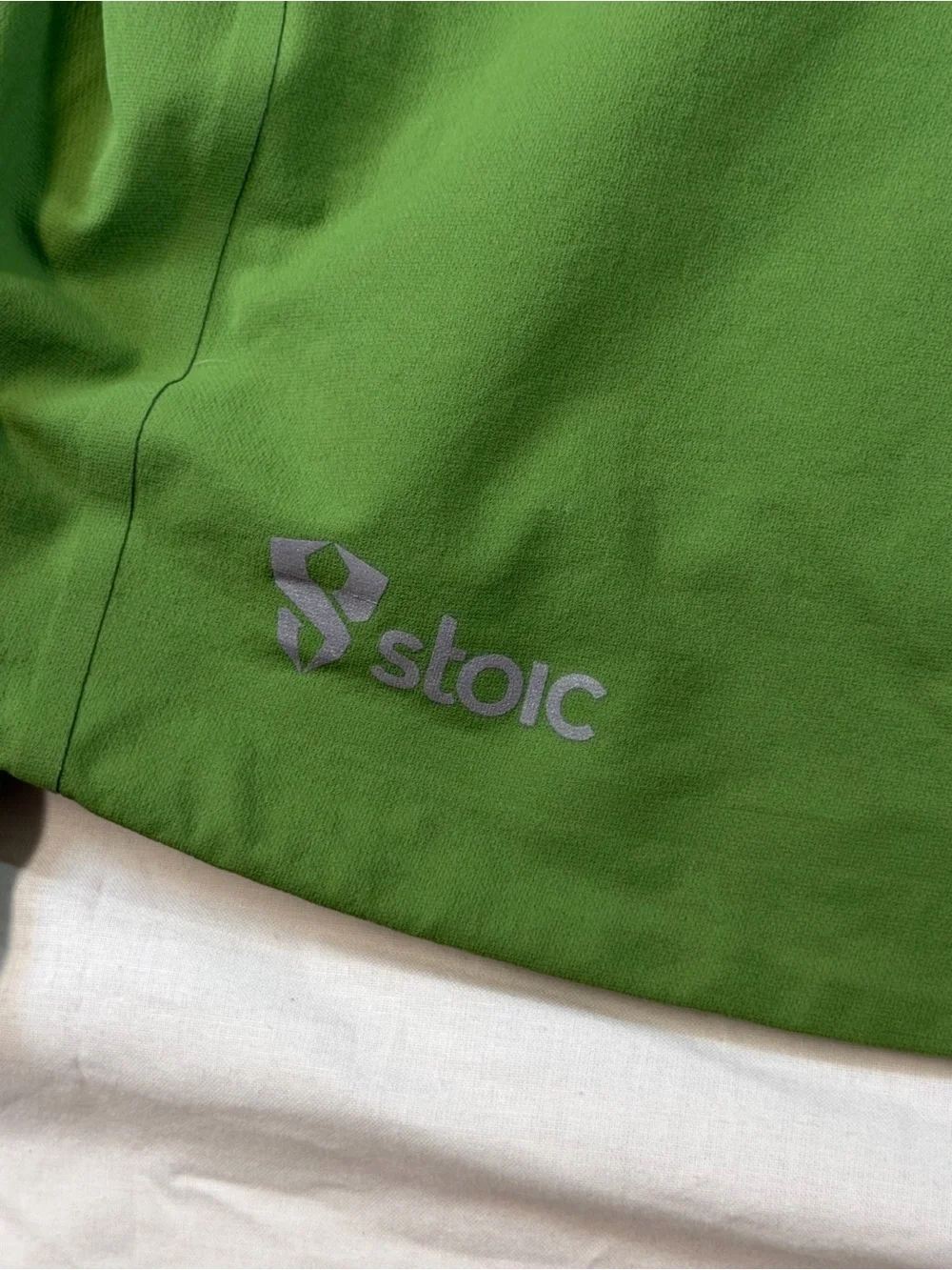 Men's Lightweight Green Quarter-Zip Shirt Jacket